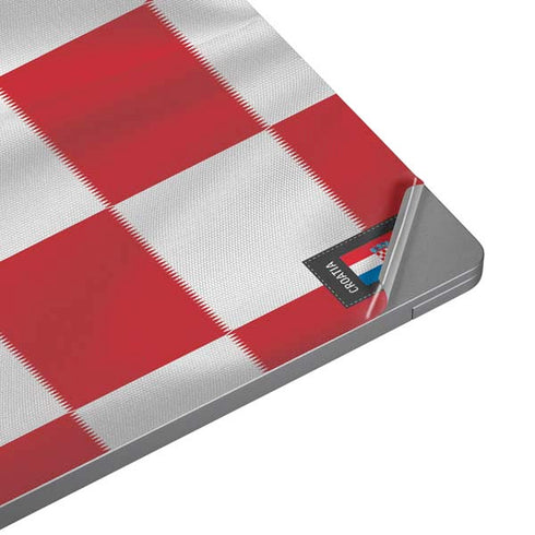 Croatia Soccer Flag Universal Laptop 16in (13 x 9.4in) Skin